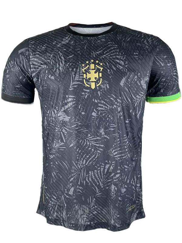 Brazil maillot édition spéciale uniforme de football noir kit de football de sport pour hommes chemise haute 2023-2024 ​